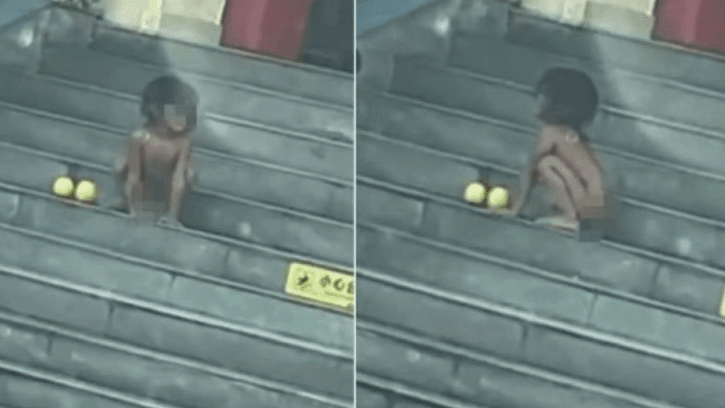 四川高速公路驚現「裸跑小狼人」?另類育兒引發熱議