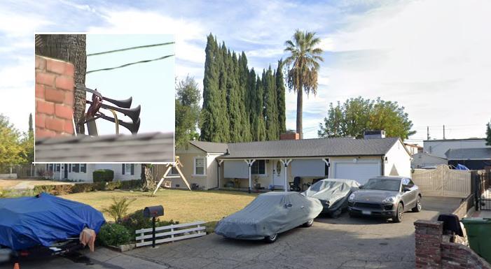 LA怪漢屋頂安裝火車響號 每日三次傳出巨響