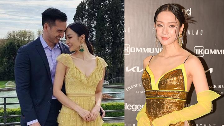 王君馨搭港鐵獲青梅竹馬富貴老公輕吻放閃  二人世界撐枱腳食高級嘢甜到漏