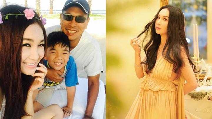 溫碧霞14歲養子赴美升學添成熟味！兩手攬三女歡度聖誕節 開心瞇眼樣有喜感