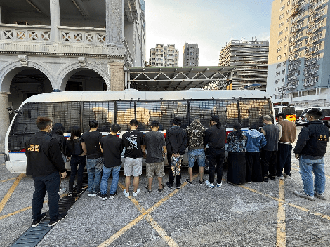 旺角警破非法釣魚機賭場,14人落網!