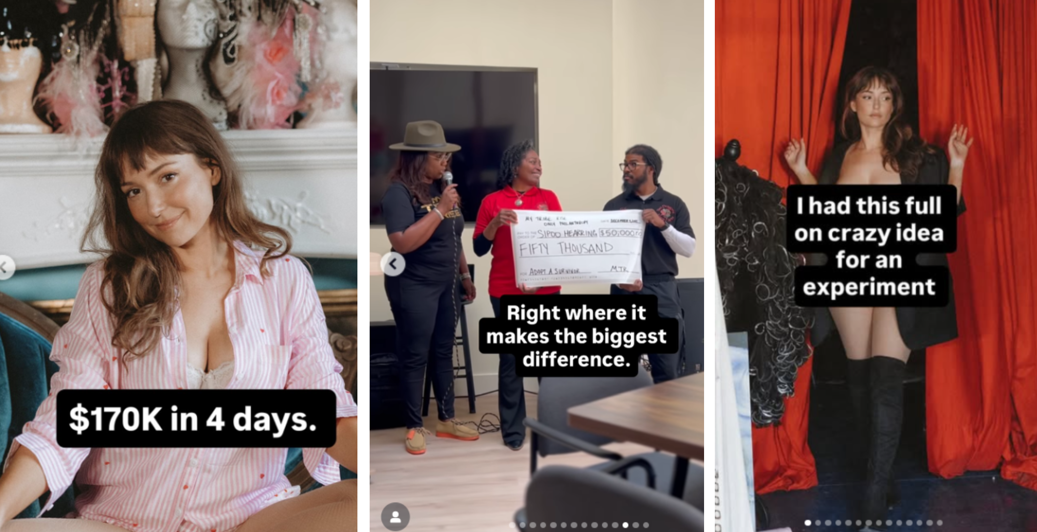 前AT&T代言人脫衣賣肉 為南加山火災民籌款超過50萬元 前AT&T代言人脫衣賣肉 為南加山火災民籌款超過50萬元