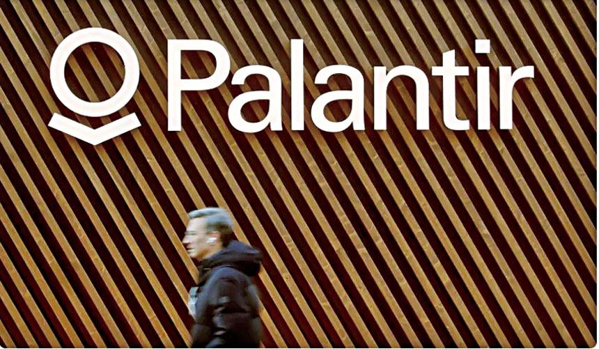 今年散戶投資者淨買入Palantir的資金高達數十億美元。路透社資料圖片