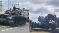 解放軍圍台軍演升級！恆春半島部署飛彈 台中街頭驚現坦克