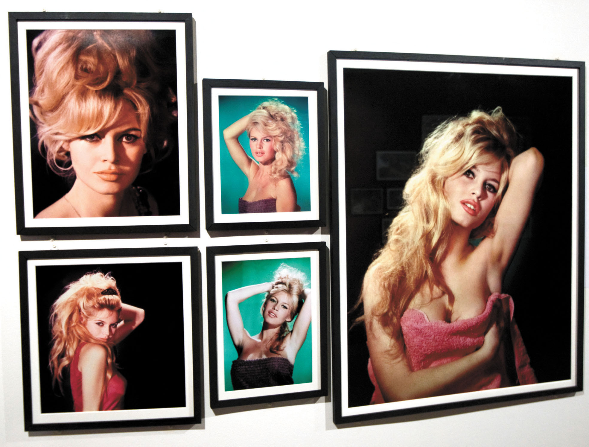 碧姬芭鐸展覽中展出了她早年的一些照片。路透社資料圖片