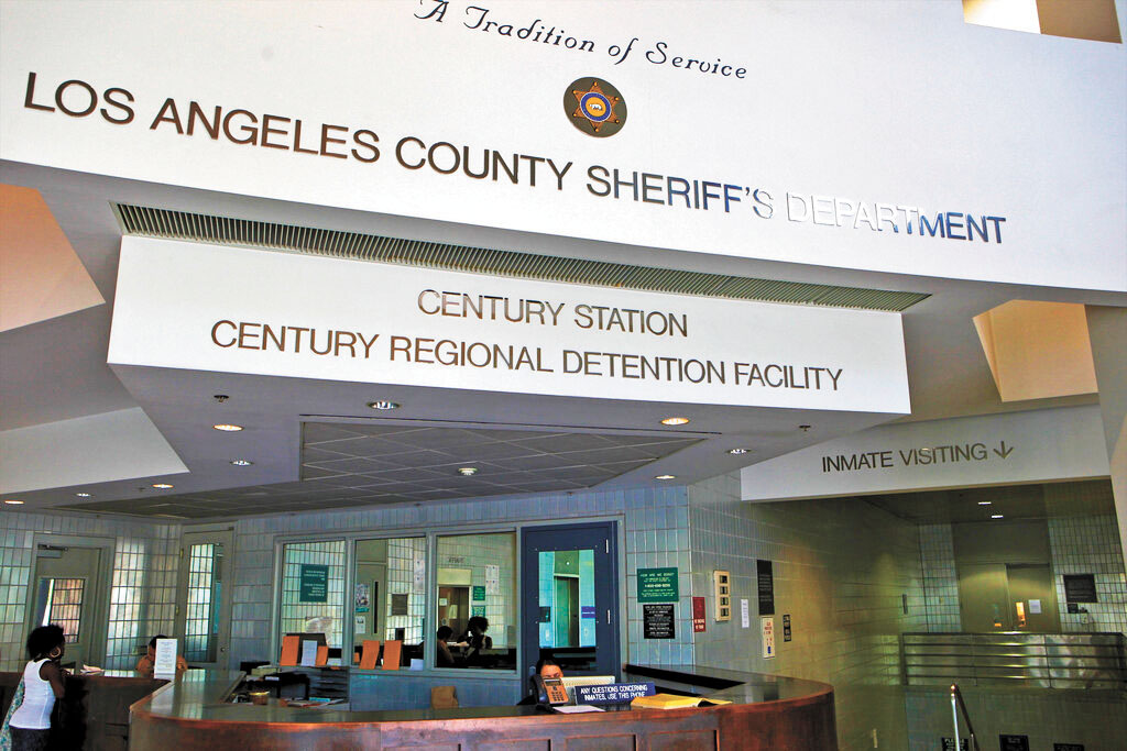 洛杉磯縣地區拘留中心。美聯社