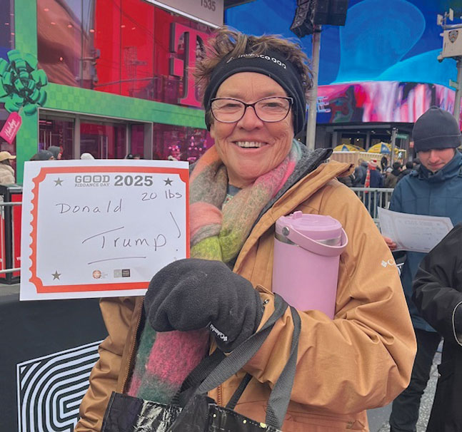 Wendy Bellin說總統是人們面臨的最大問題。