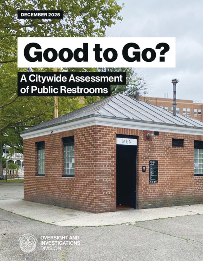 市議會報告檢查公共空間 公園公廁問題多過圖書館