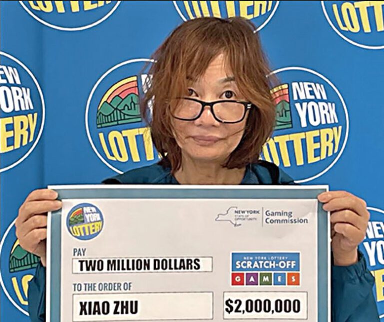 史丹頓島華女贏得200萬元刮刮樂大獎