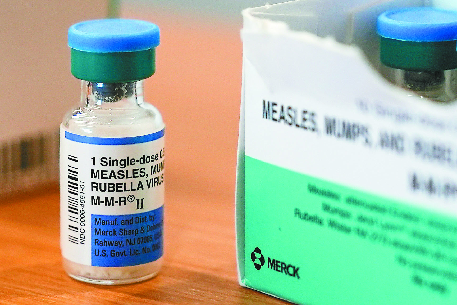 公衛官員呼籲未接種者盡快接種麻疹、腮腺炎及德國麻疹（MMR）混合疫苗。美聯社資料圖