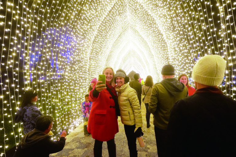 金門公園燈光展點亮佳節