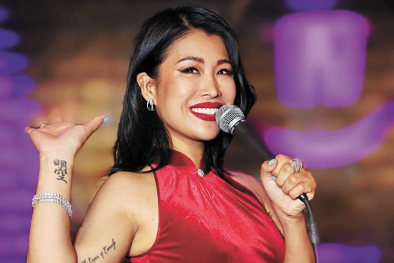 華裔喜劇演員梁嬌穎南灣登台