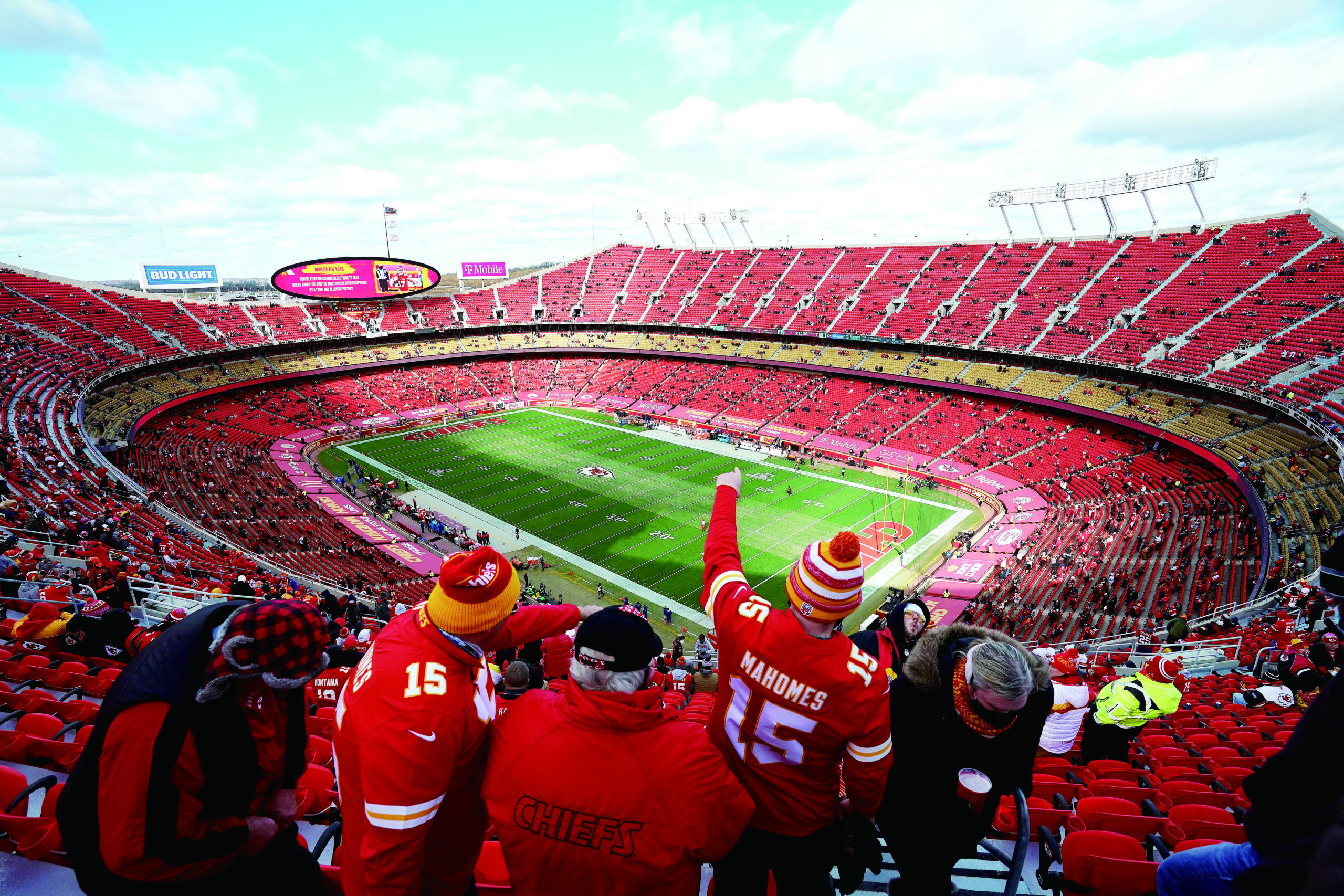 酋長與箭頭球場長達近60年的合作將於2031年結束。路透社資料圖片