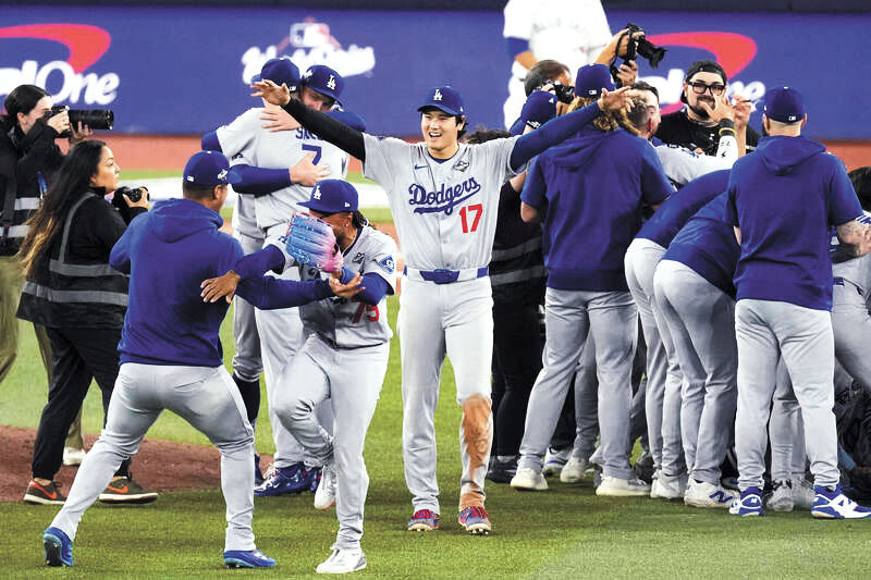 大谷翔平（中）近兩賽季在MLB大聯盟名利雙收。資料圖片