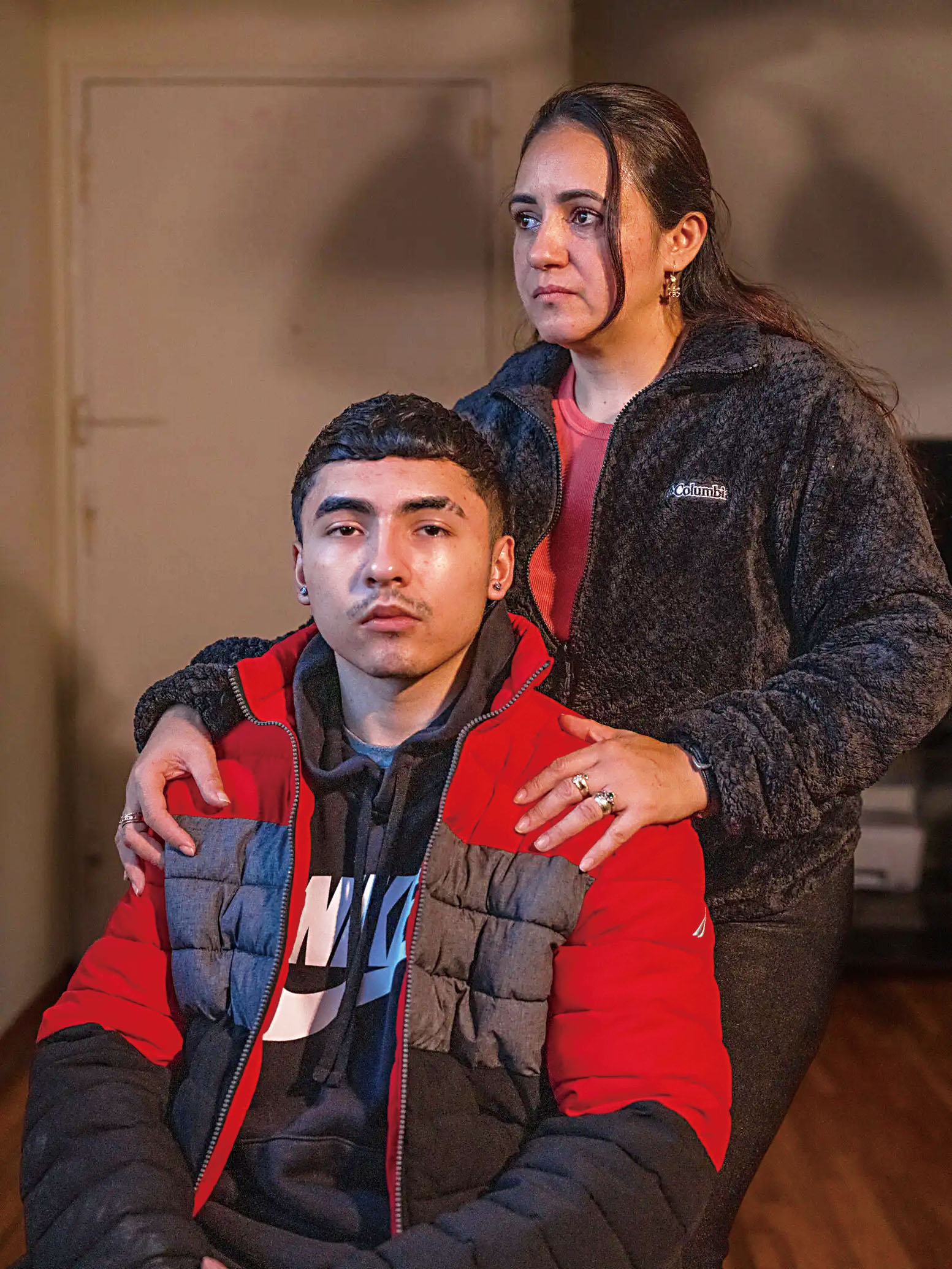 貝洛在新澤西州倉庫工作，突遭移民執法人員拘捕，拘留多個星期後獲釋。他的母親Sandra Suero說：「他們只是去上班工作。」Juan Arredondo/紐約時報