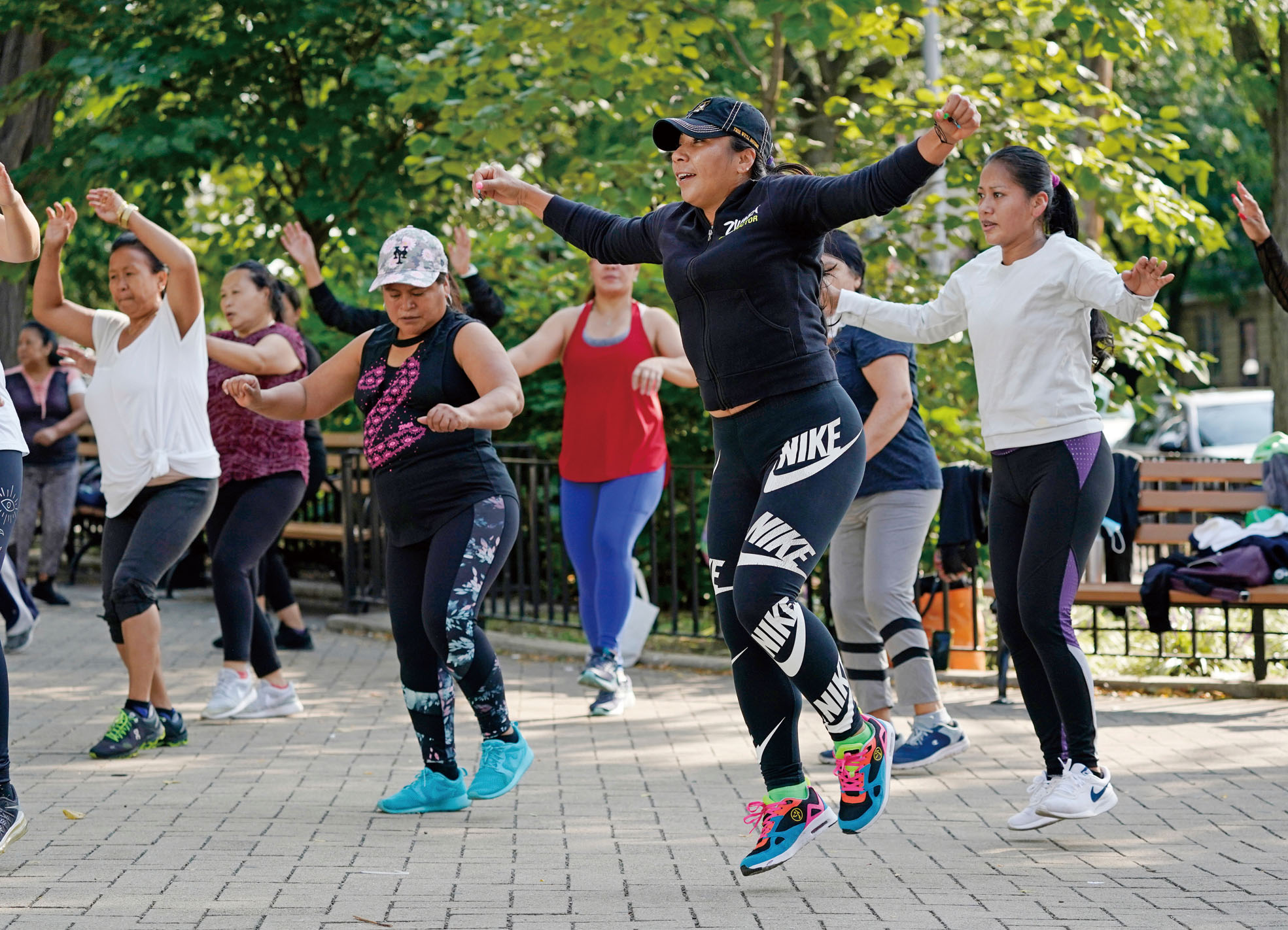 根據一項最新調查，25%美國人的新年願望是多做運動。美聯社資料圖片