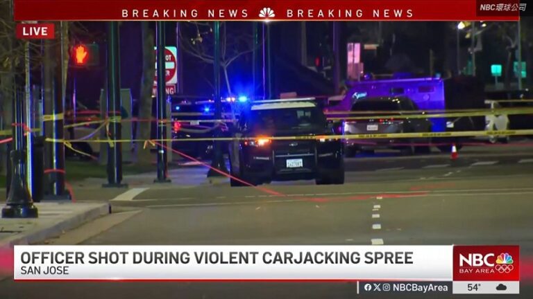 加州聖荷西警匪槍戰落幕：劫車賊伏法