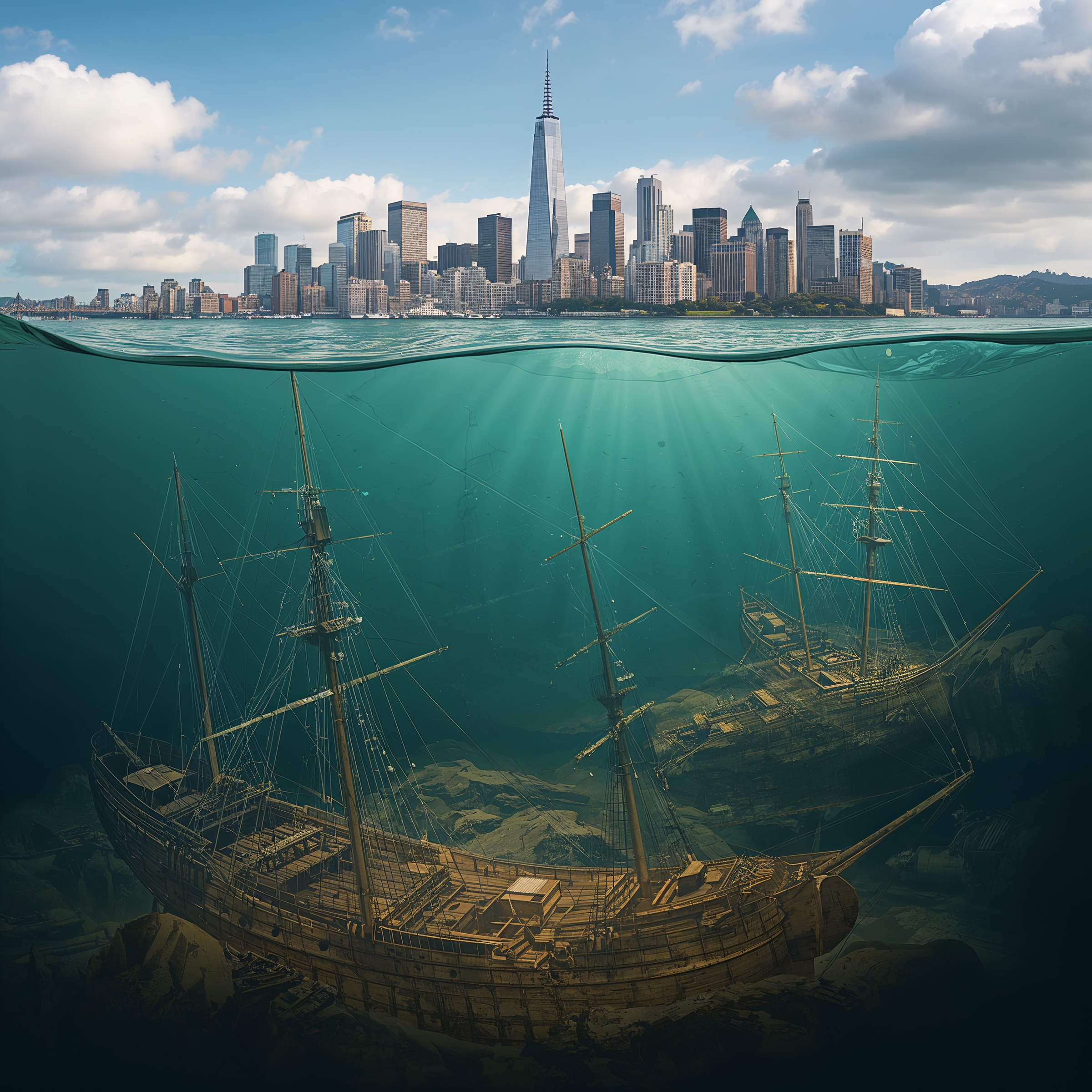 三藩市地底秘密 消失的數百沉船