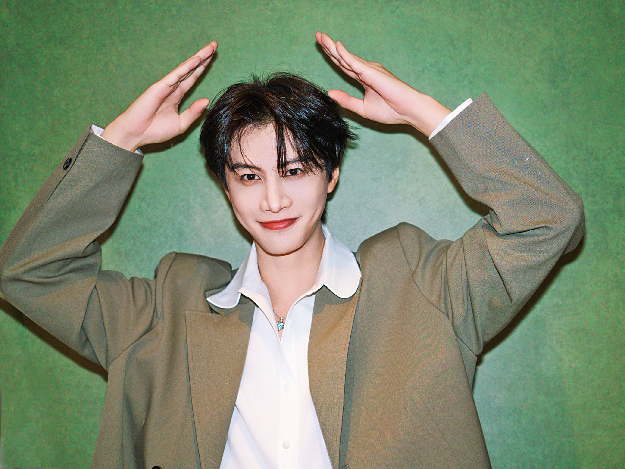 何健麒憑藉出眾外貌和扎實演技走紅。網上圖片