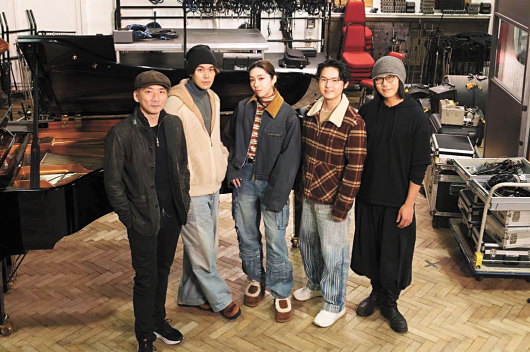 告五人聯手石頭、瑪莎創作新曲《快樂的事記不起》。網上圖片