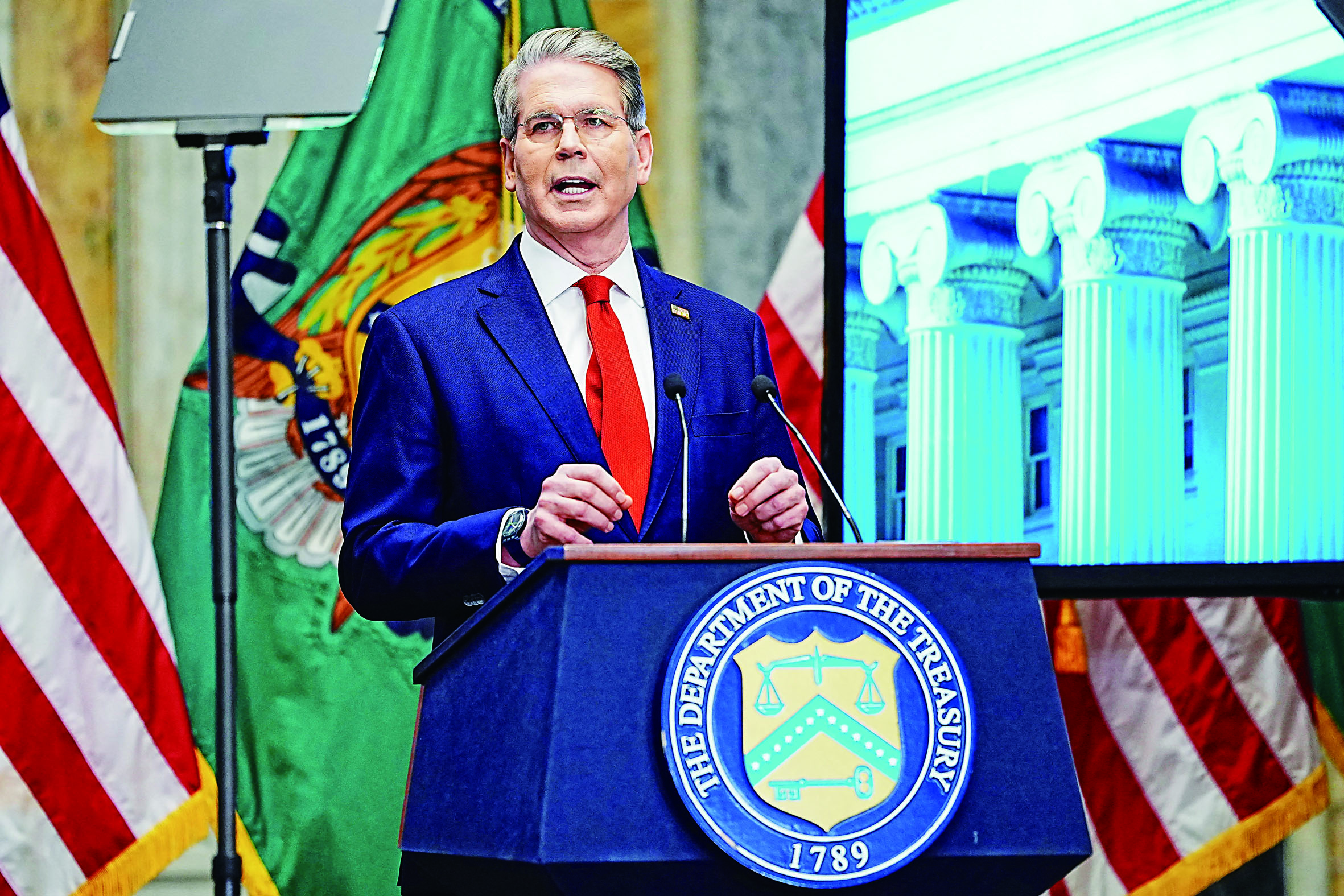 貝森特強調，特朗普認為格陵蘭若不是美國的一部分，將不可能提升安全。資料圖片