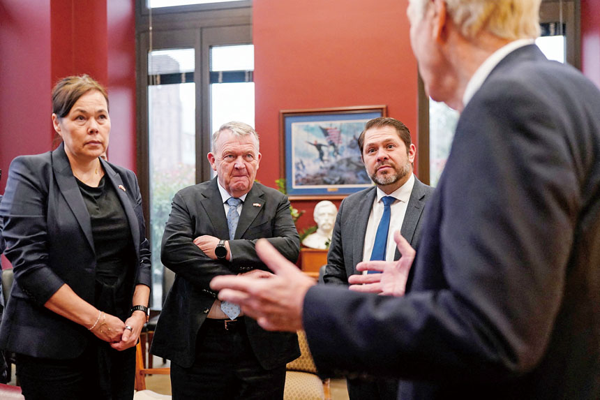 格陵蘭外長哽咽 「壓力排山倒海」