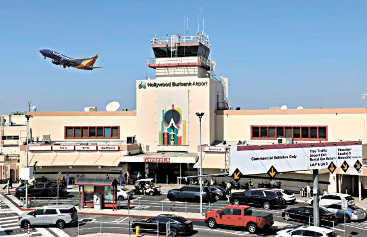 荷里活伯班克機場存空中相撞風險