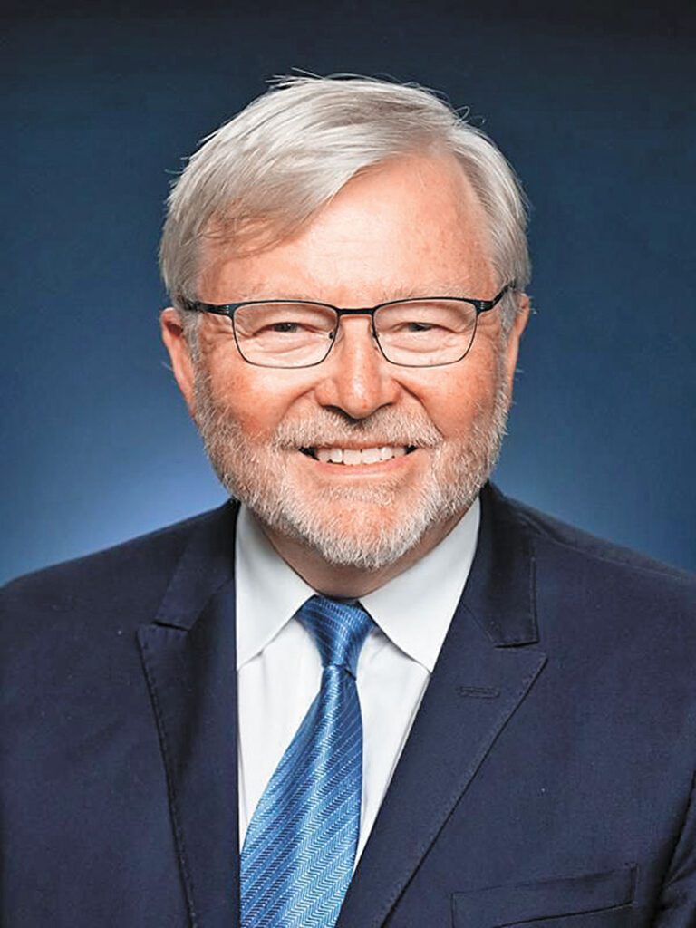 澳洲前總理陸克文   回爐任亞洲協會會長