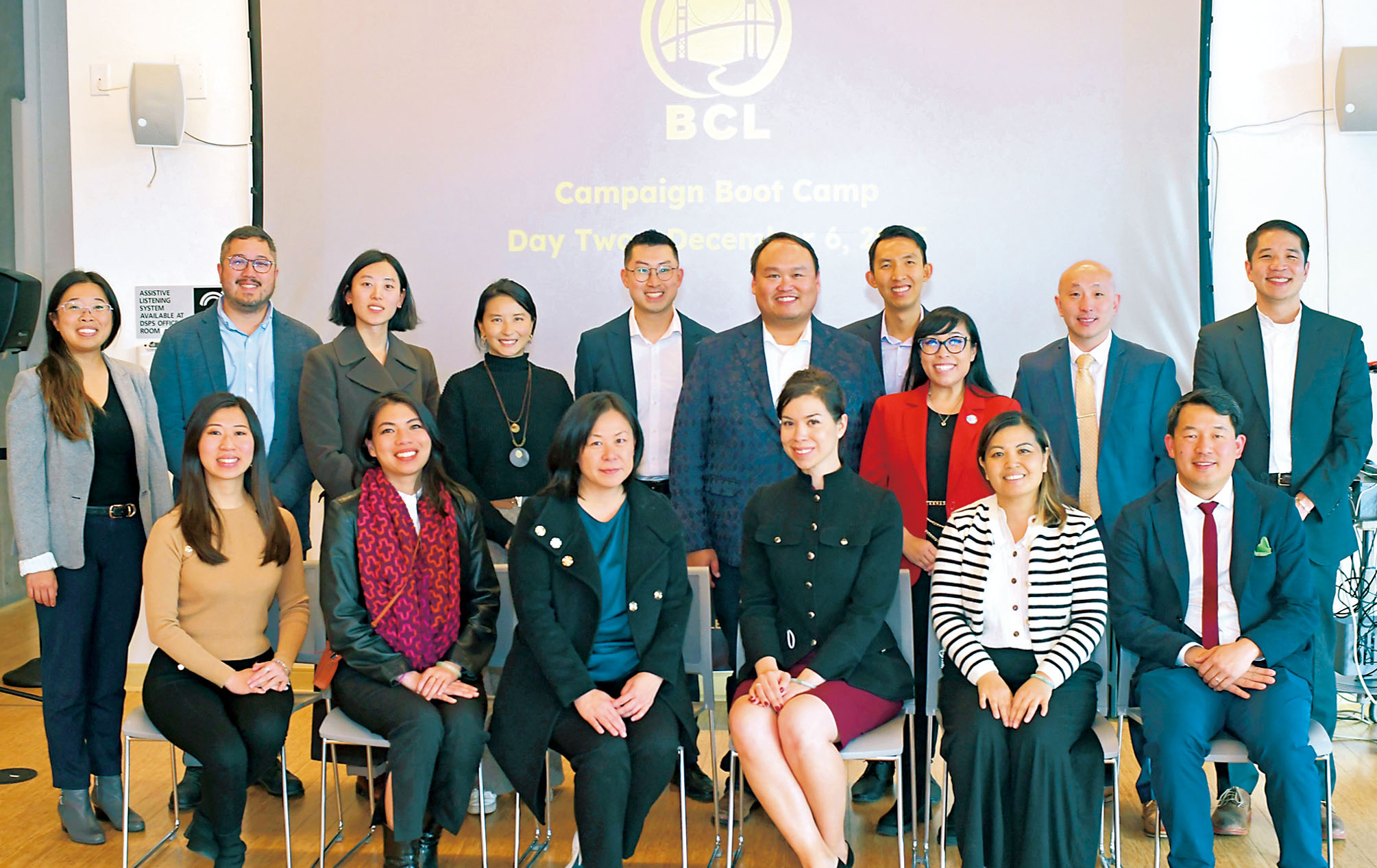 部分「API建設社區領袖」（BCL）選舉培訓營學員合影留念。受訪者提供