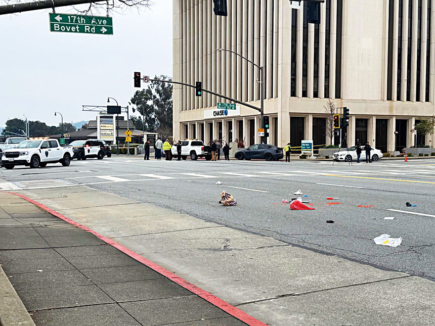 聖馬刁路口車禍   女子遭撞身亡