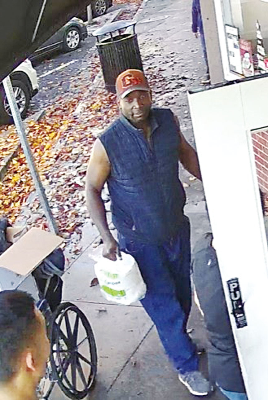 警方公布影片截圖，尋找嫌犯。聖荷西警察局