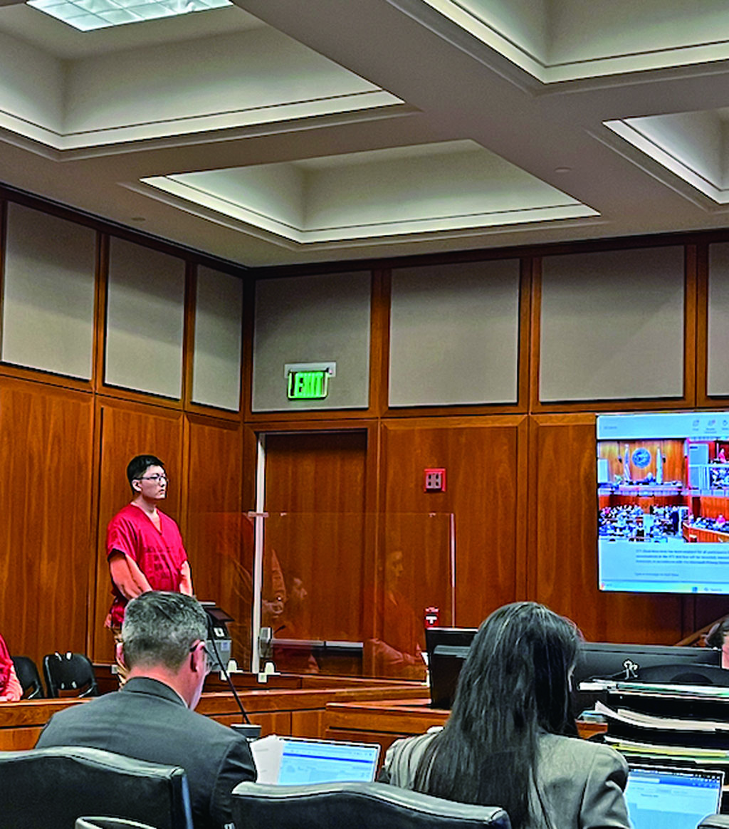 2026年1月14日庭審日設定日，犯罪嫌疑人陳立人（Liren Chen）出庭。記者王蔚攝