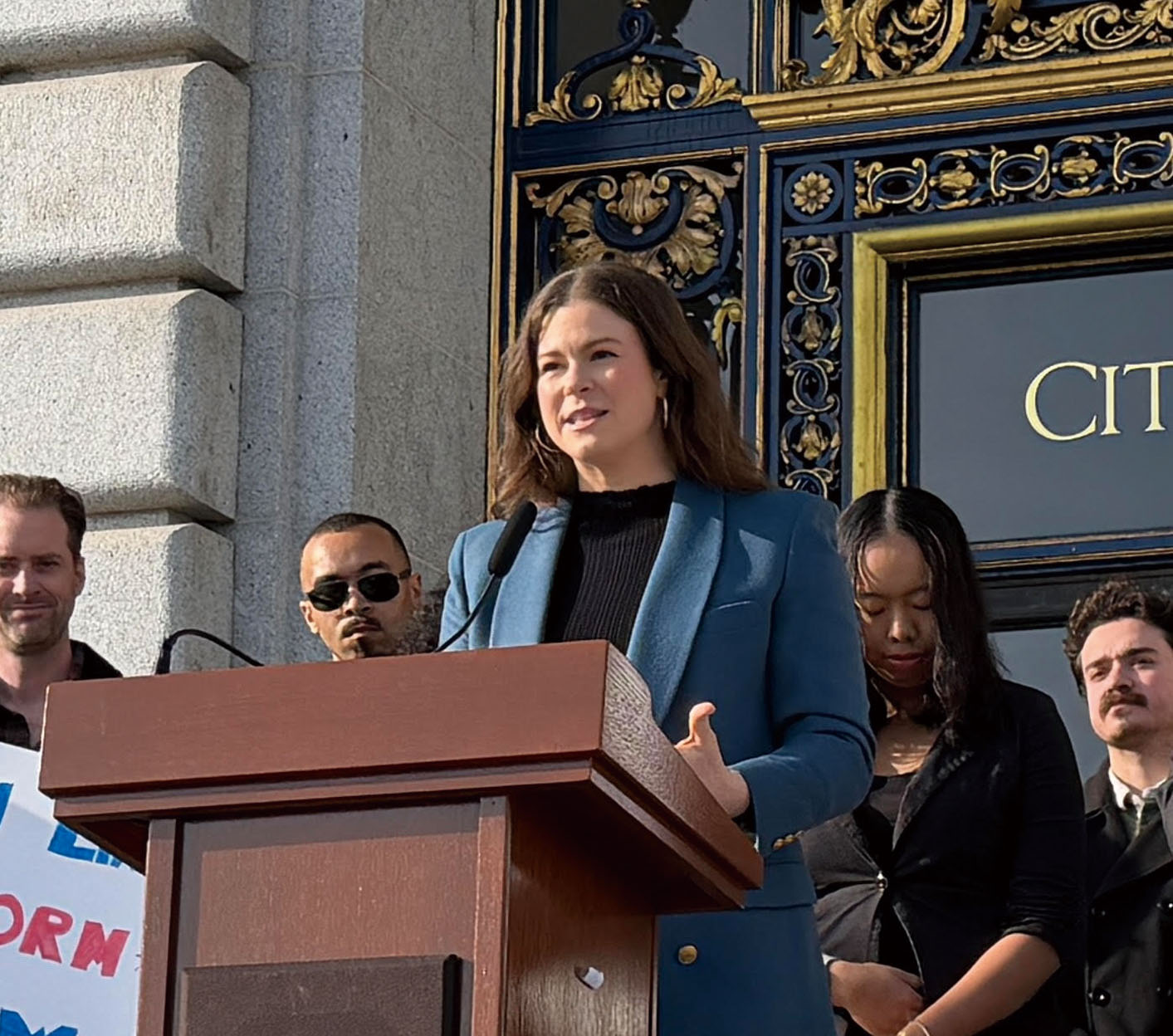 方如思早前參加為青年爭取權益活動時攝。記者蘇婕雅攝