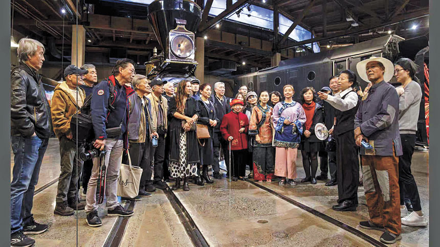 《沉默的道釘》文化交流 落腳州立鐵路博物館