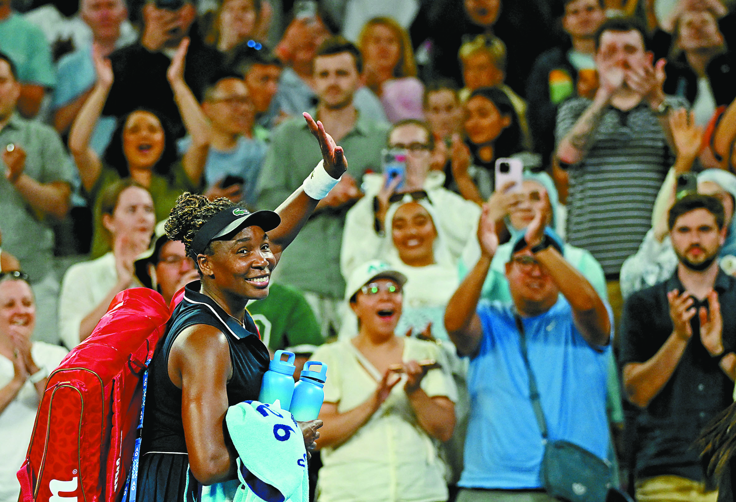 大威揮別澳網賽場。路透社