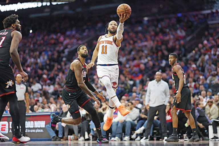 布倫森31分定乾坤 尼克斯險勝76人