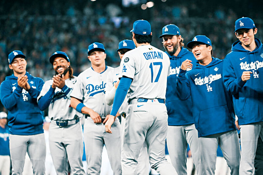 道奇重金延攬前小熊強打塔克，補強陣容瞄準三連霸偉業。資料圖片