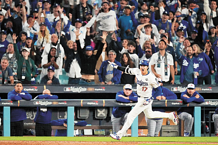 百大球星大谷翔平再登頂