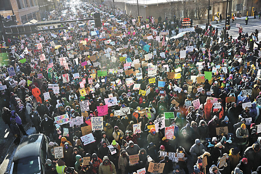 明市爆最大規模反移民執法示威