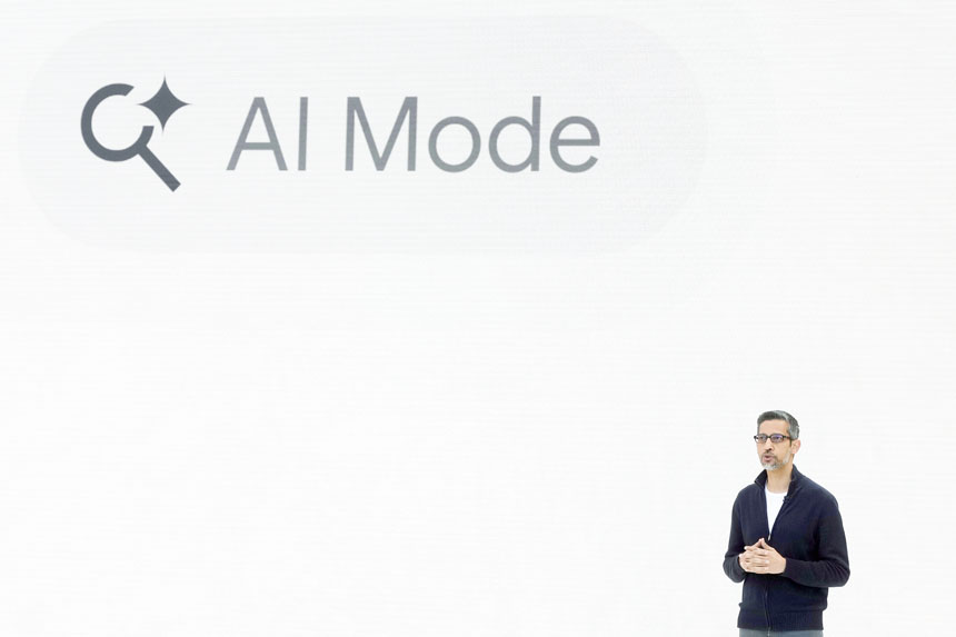 谷歌執行長皮采形容,AI的普及是具有變革性的關鍵時刻。美聯社