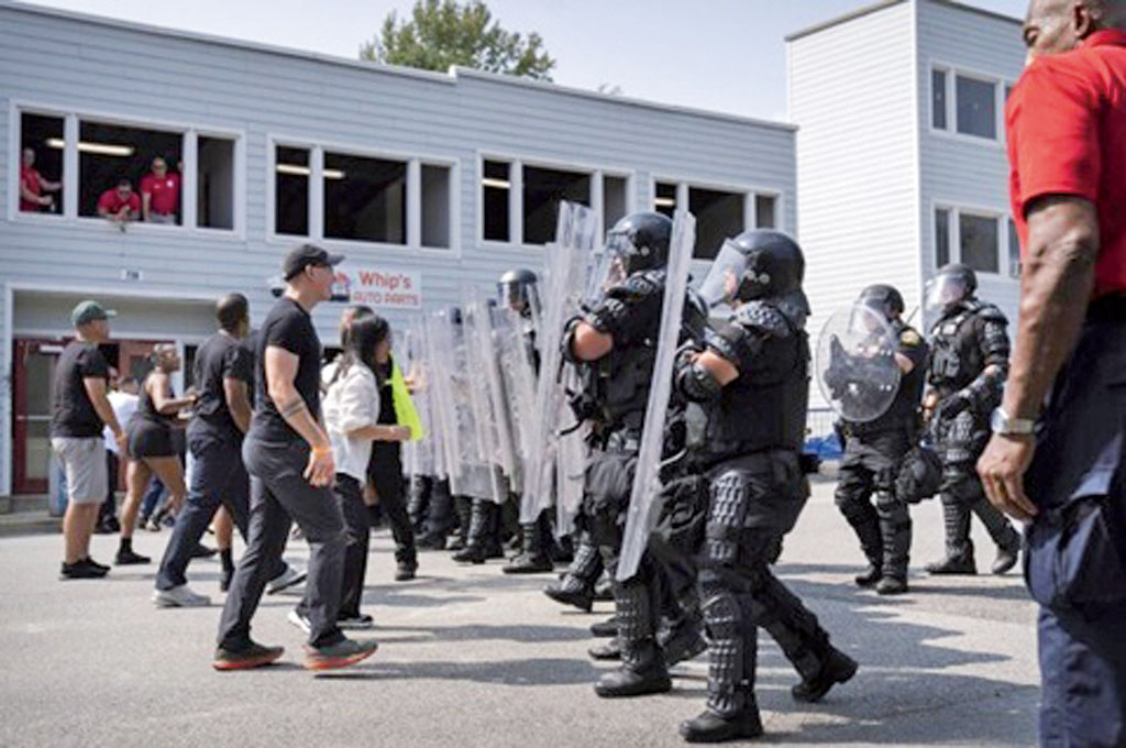 美國特勤局計劃展開擴編行動，圖為該局訓練課程。美聯社