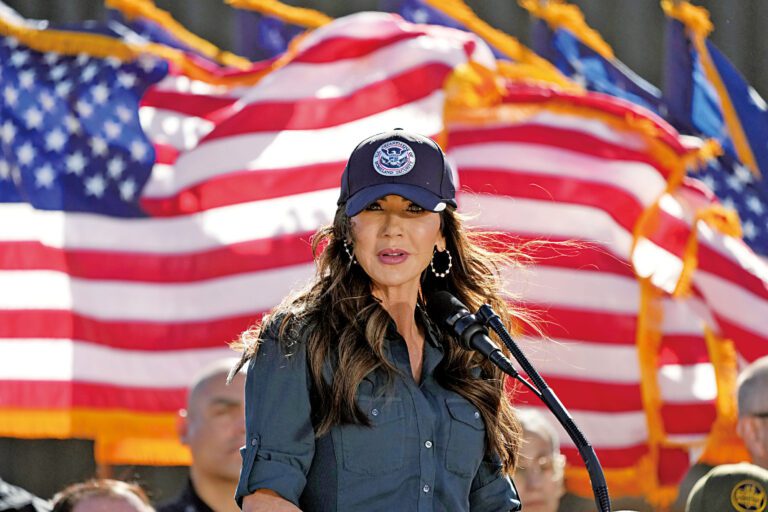 國安部長諾姆。美聯社資料圖片