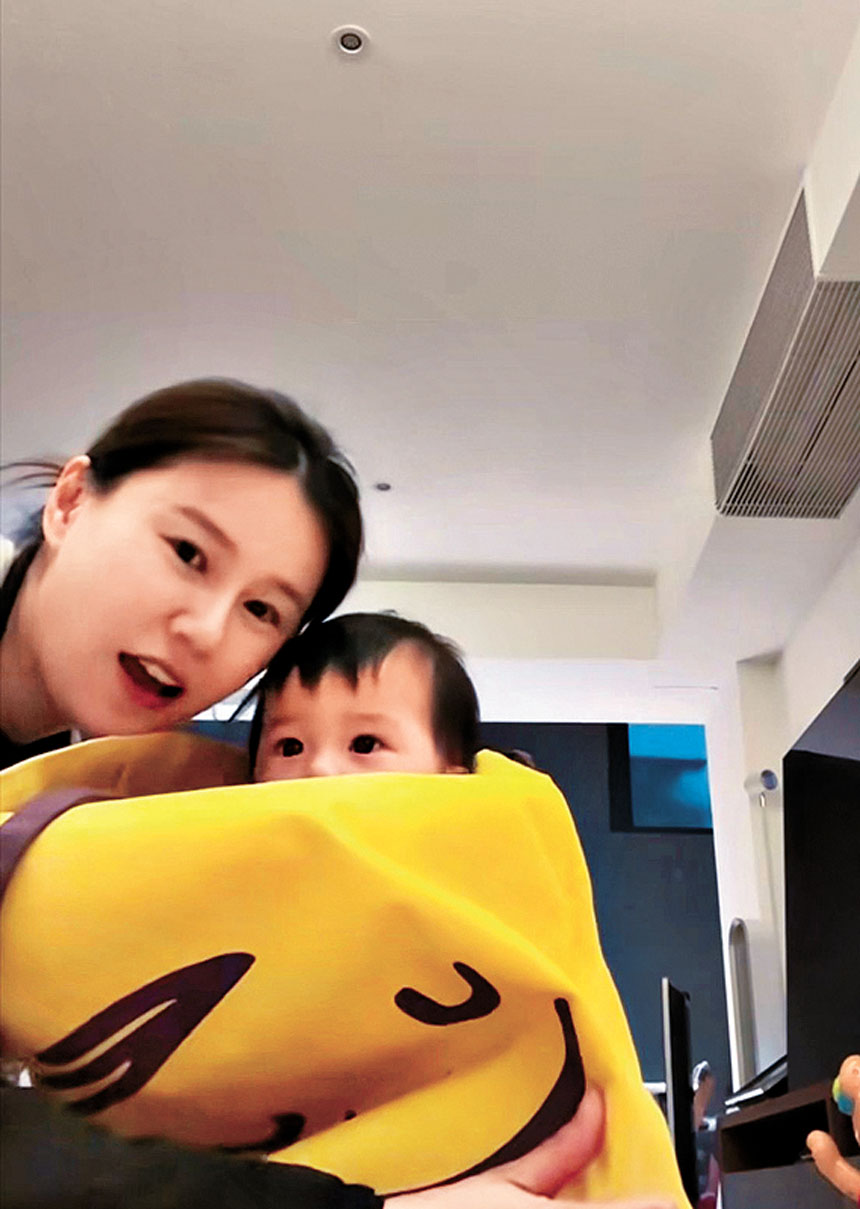 翠如有仔萬事足，開心分享囝囝的日常。