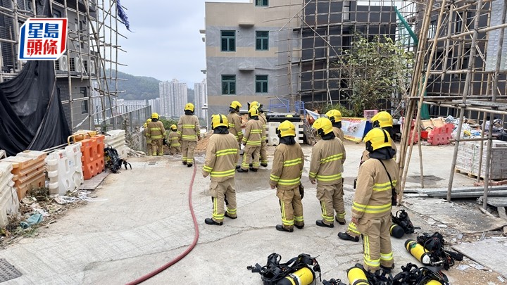 將軍澳工地竹棚離奇起火！警方列作縱火案調查