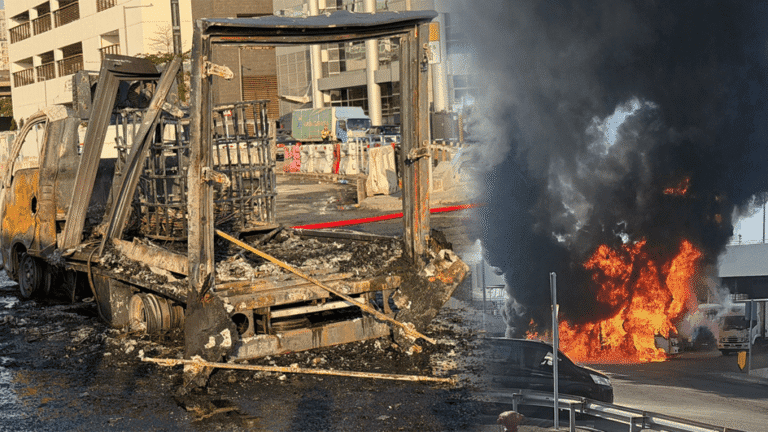 長沙灣車火揭流動非法加油站 消防檢油缸油槍 將果斷執法