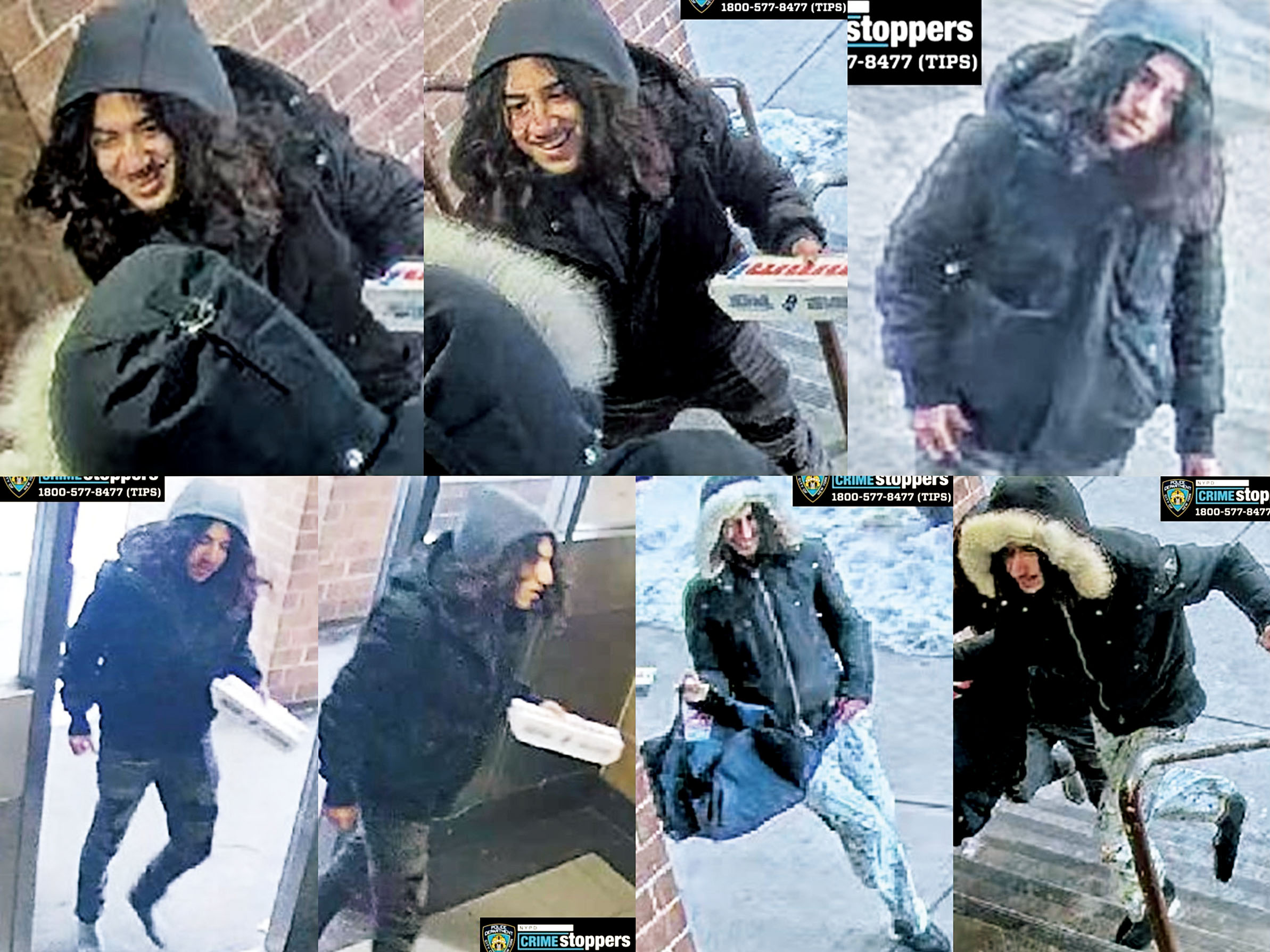 圖為涉案團夥。 NYPD