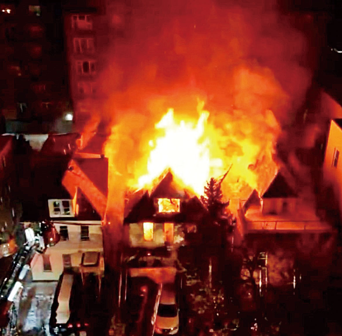 艾姆赫斯特四級火警。 消防局社交媒體賬戶X