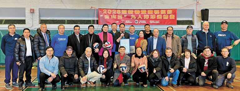 部分出席8日活動嘉賓合影。 張之銘攝