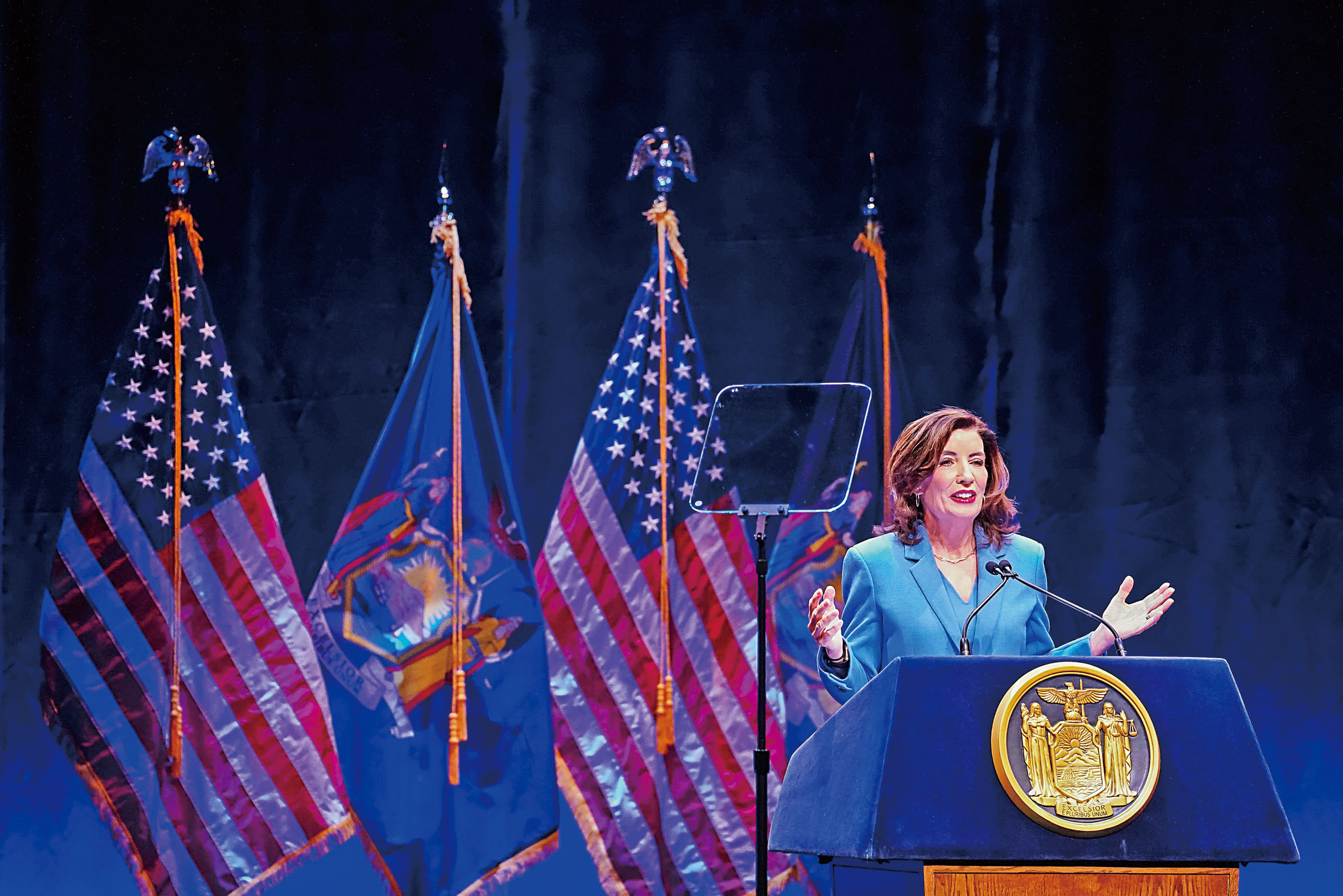 胡楚痛斥共和黨人搞「個人崇拜」，縱容移民執法人員殺害美國公民。Cindy Schultz/紐約時報