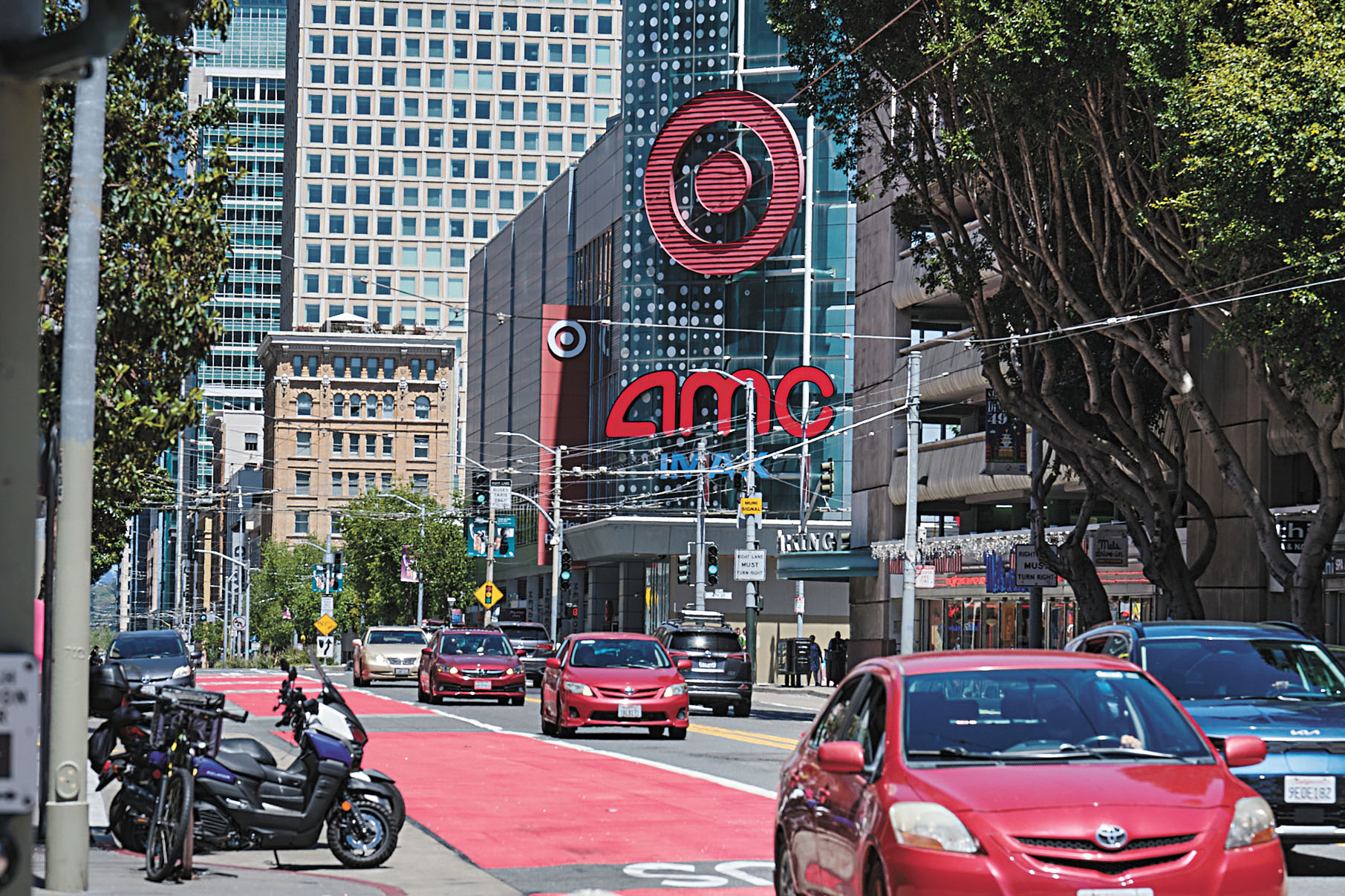 三藩市市中心「Metreon商場」。本報資料圖